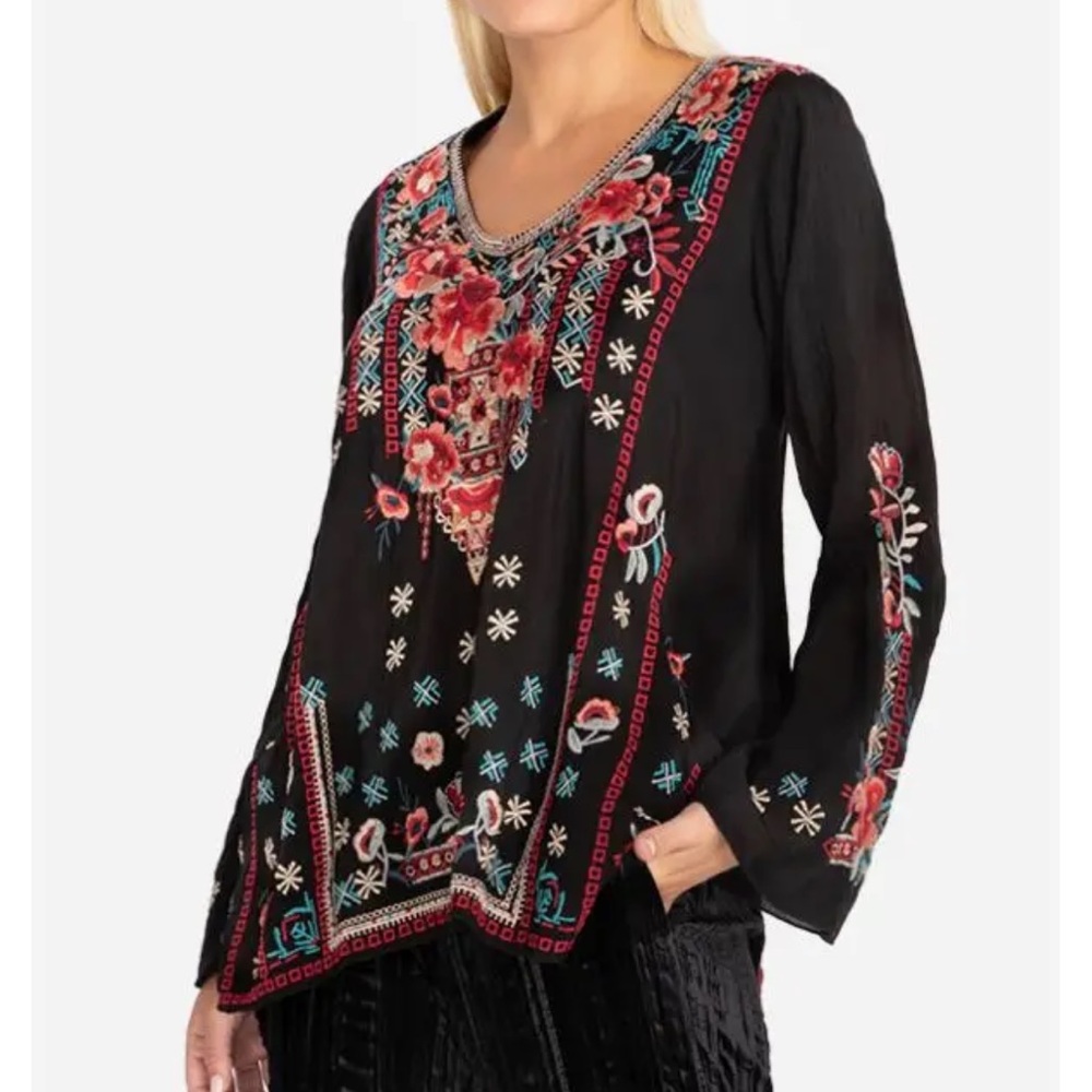 Johnny Was Dulci Tunic, Black, S